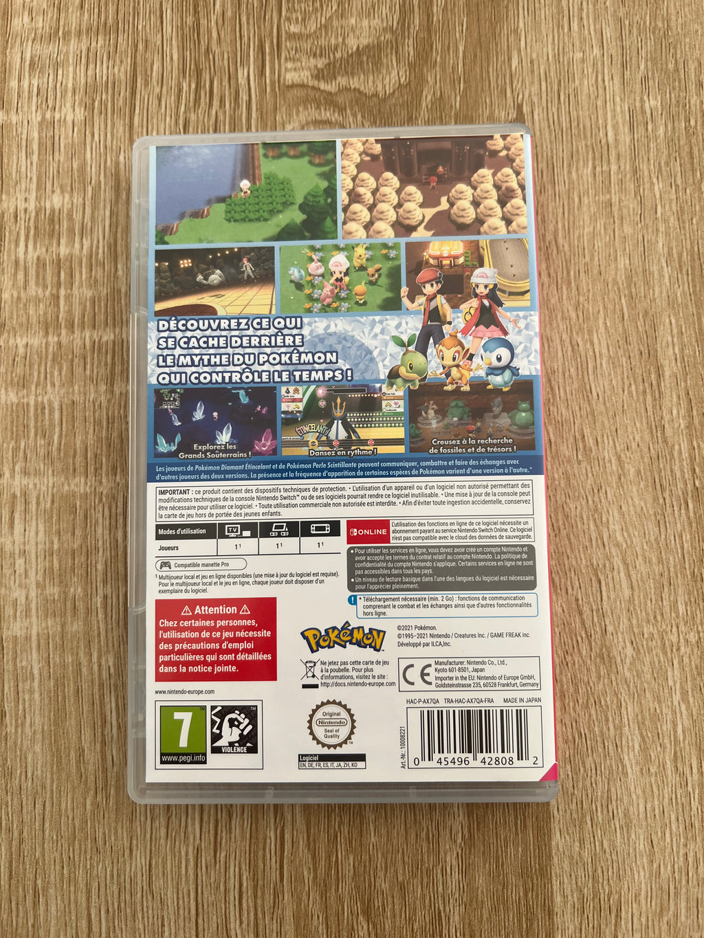 Pokémon diamant étincelant (nintendo switch)