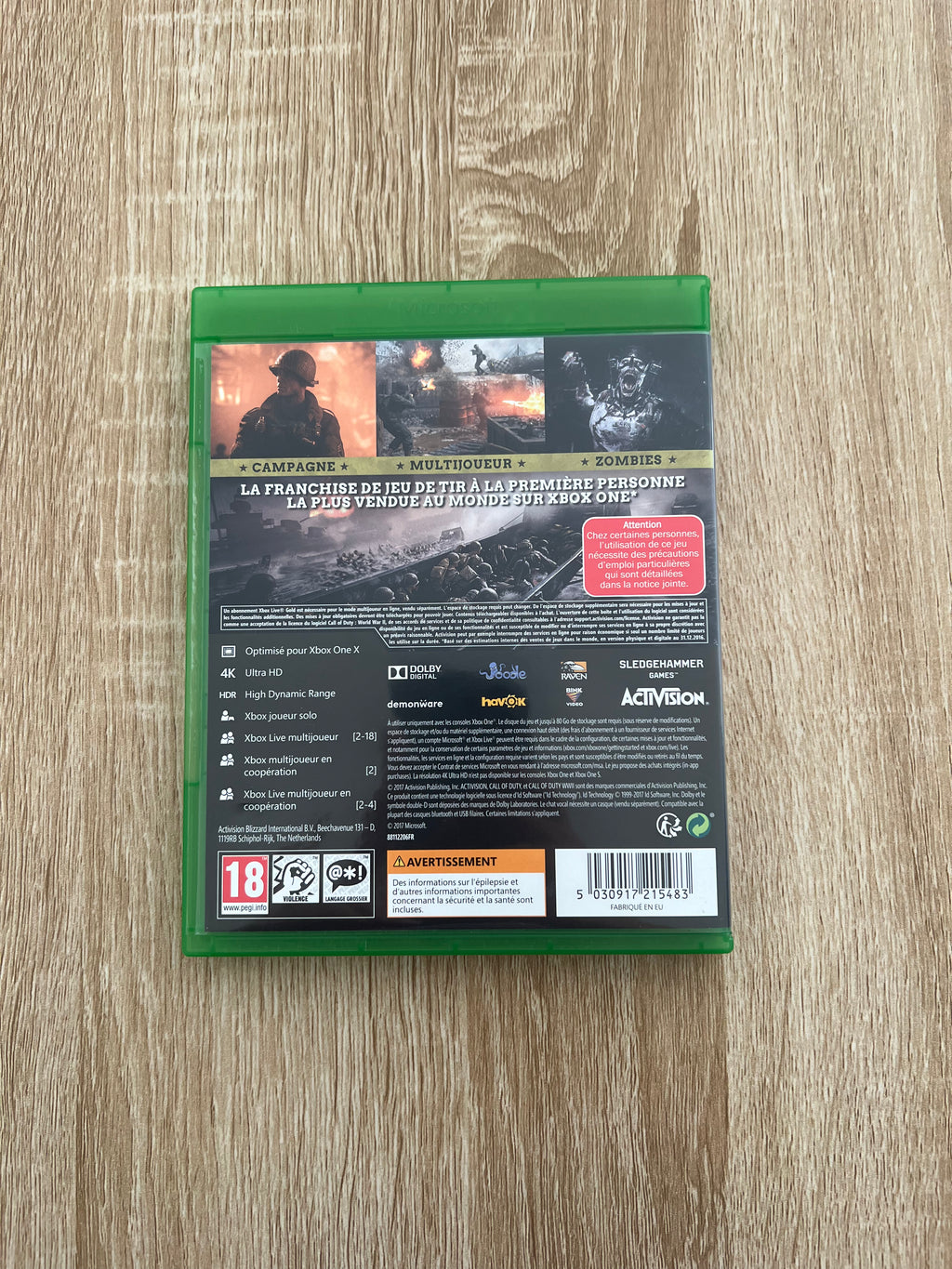 Call of duty WWII (Xbox one)